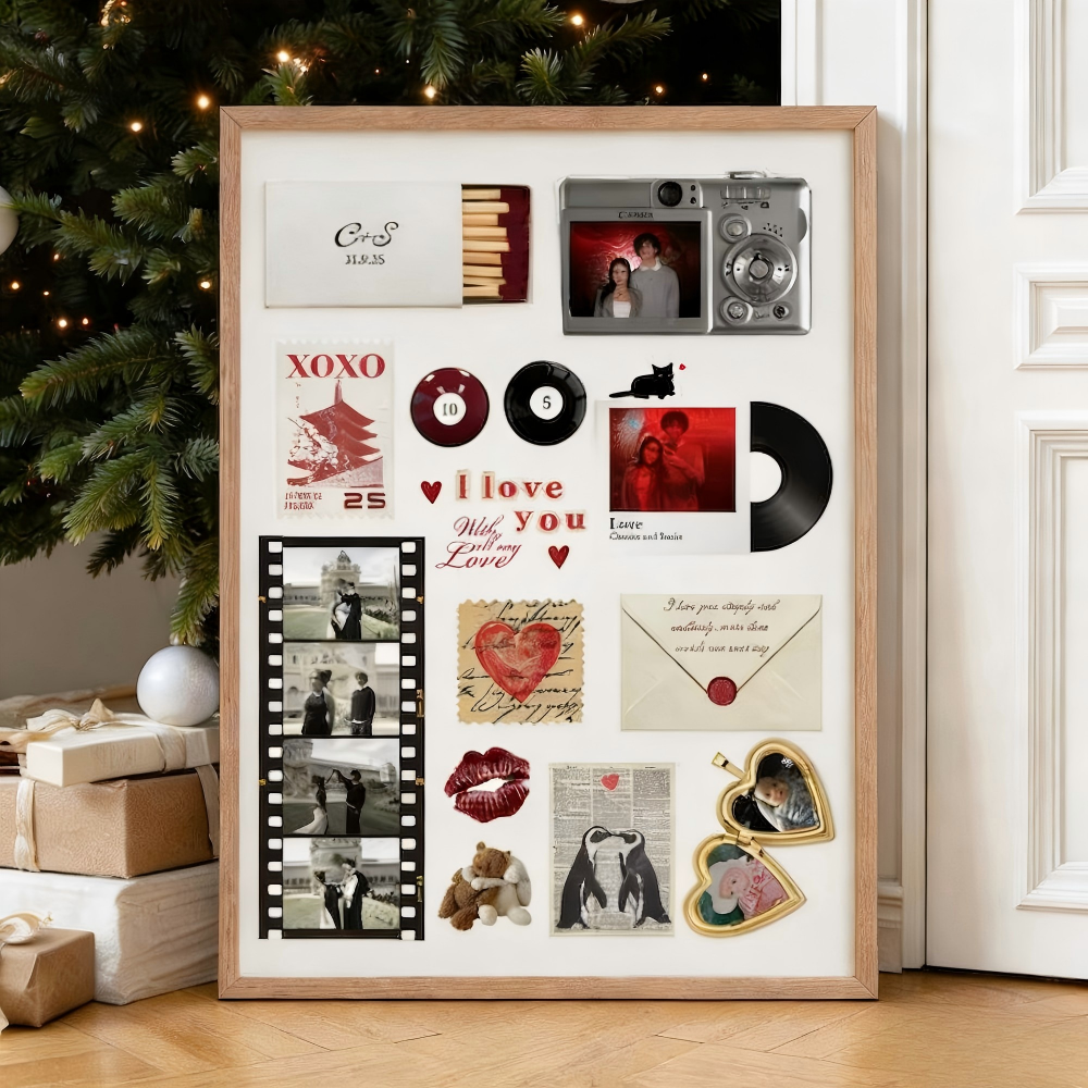 Caja de Cerillas con Foto Personalizada – Marco Recuerdo Romántico