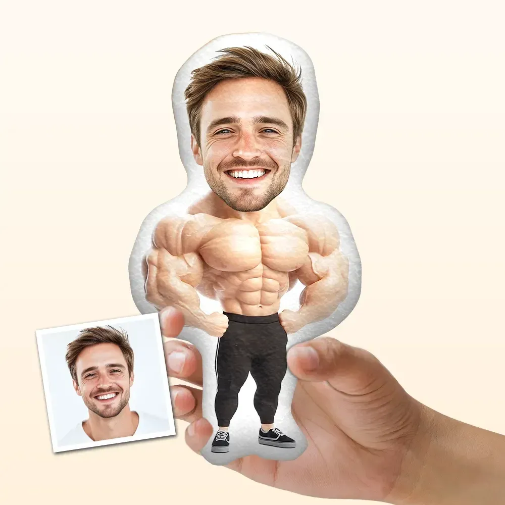 Personalized Minime Throw Pillow Custom Photo Pillow Gift for Her - MyFaceTshirt