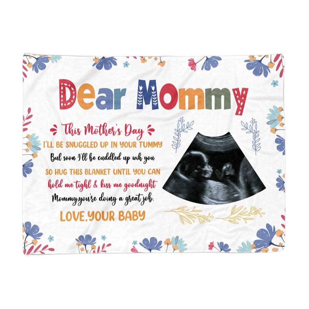 Manta De Regalo Para El Día De La Madre Manta Con Foto Personalizada Para Mamá - CustWitES