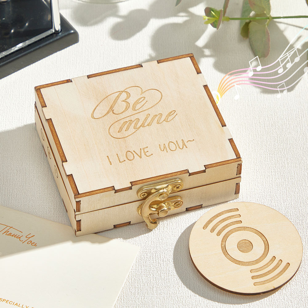 Caja De Música Digital Personalizada, Caja De Música De Madera Con Foto Personalizada Y Texto, Regalo Sorpresa Para Cumpleaños, Aniversario Y Día De La Madre. - CustWitES