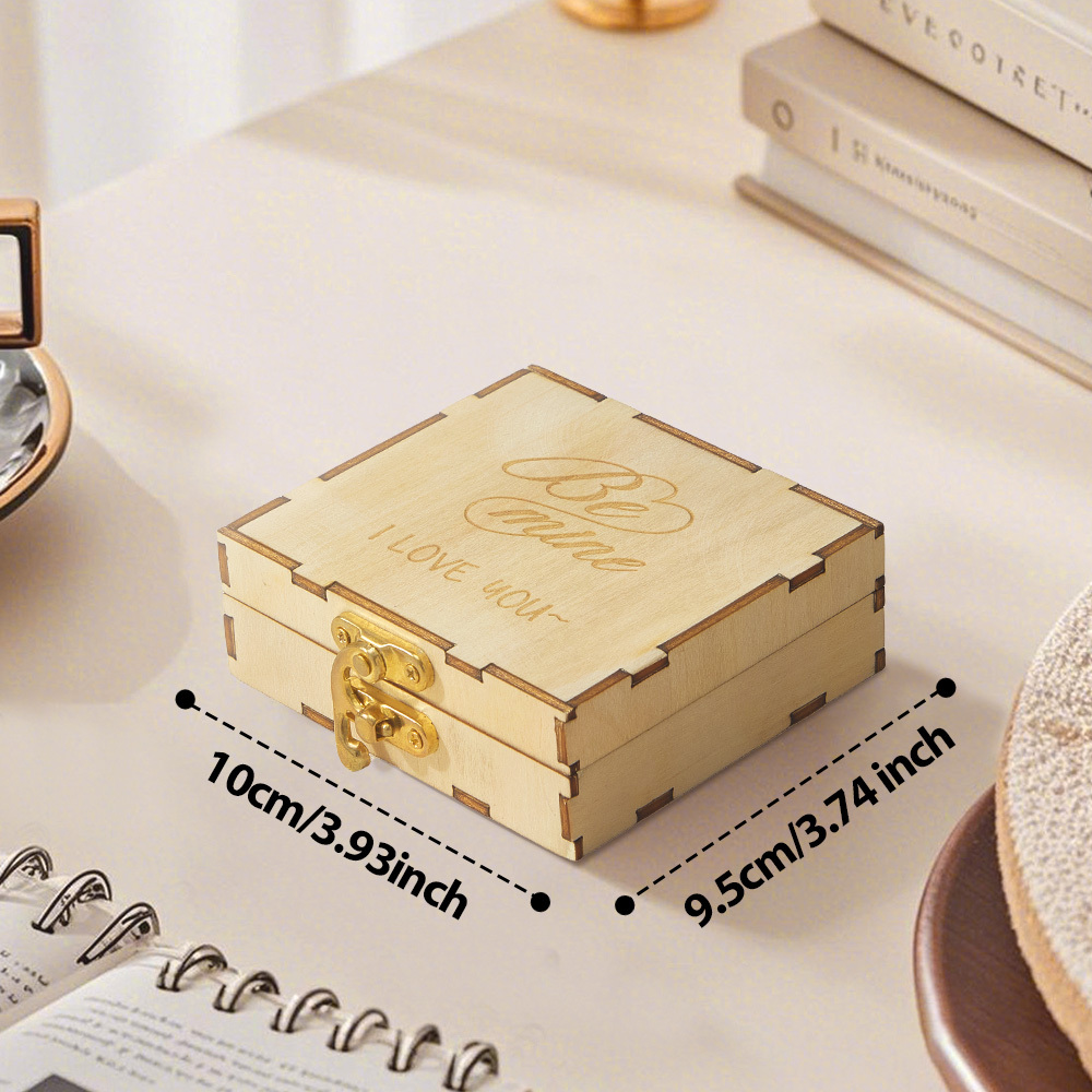 Caja De Música Digital Personalizada, Caja De Música De Madera Con Foto Personalizada Y Texto, Regalo Sorpresa Para Cumpleaños, Aniversario Y Día De La Madre. - CustWitES