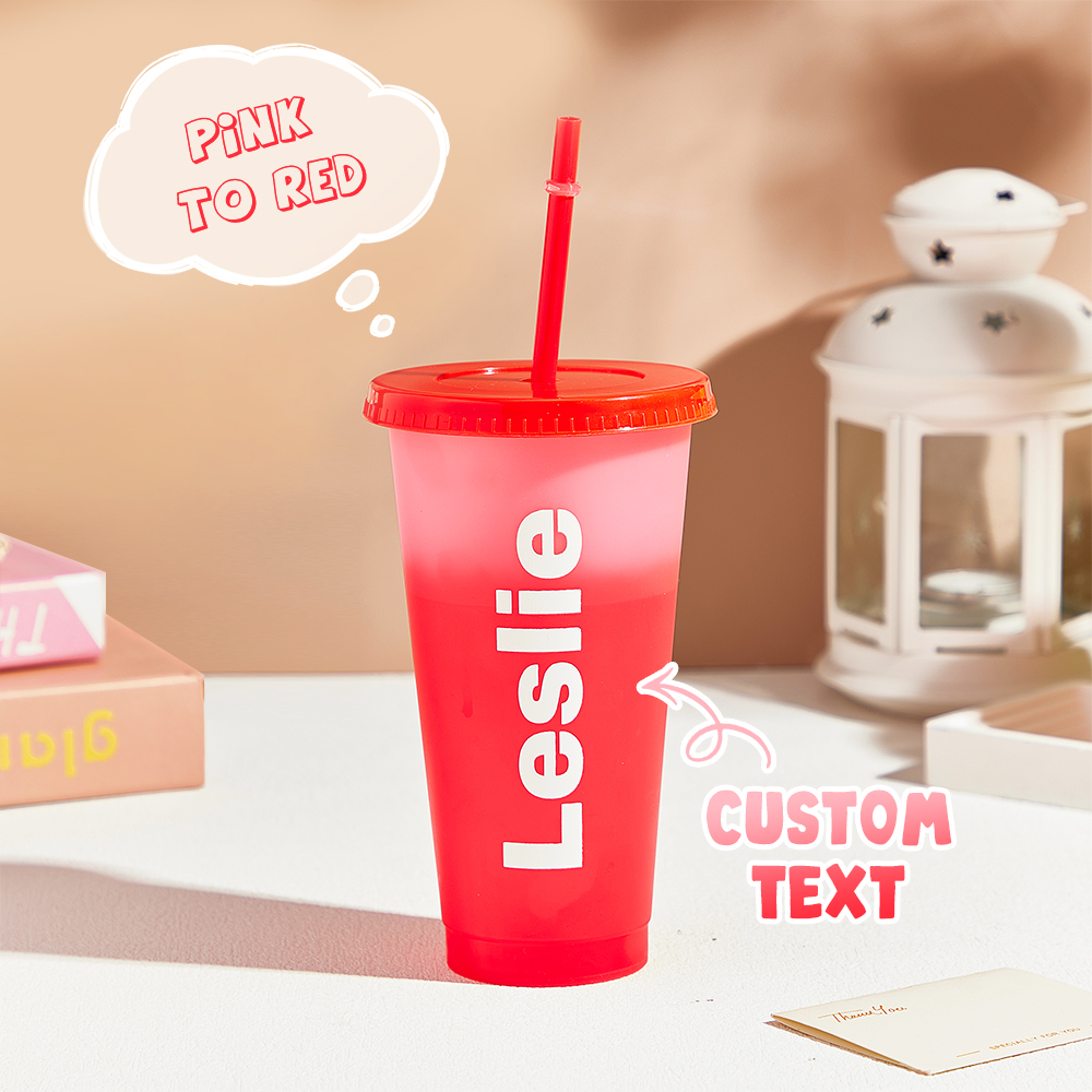 Custom Color Changing Cups With Names Personalized Party Favors