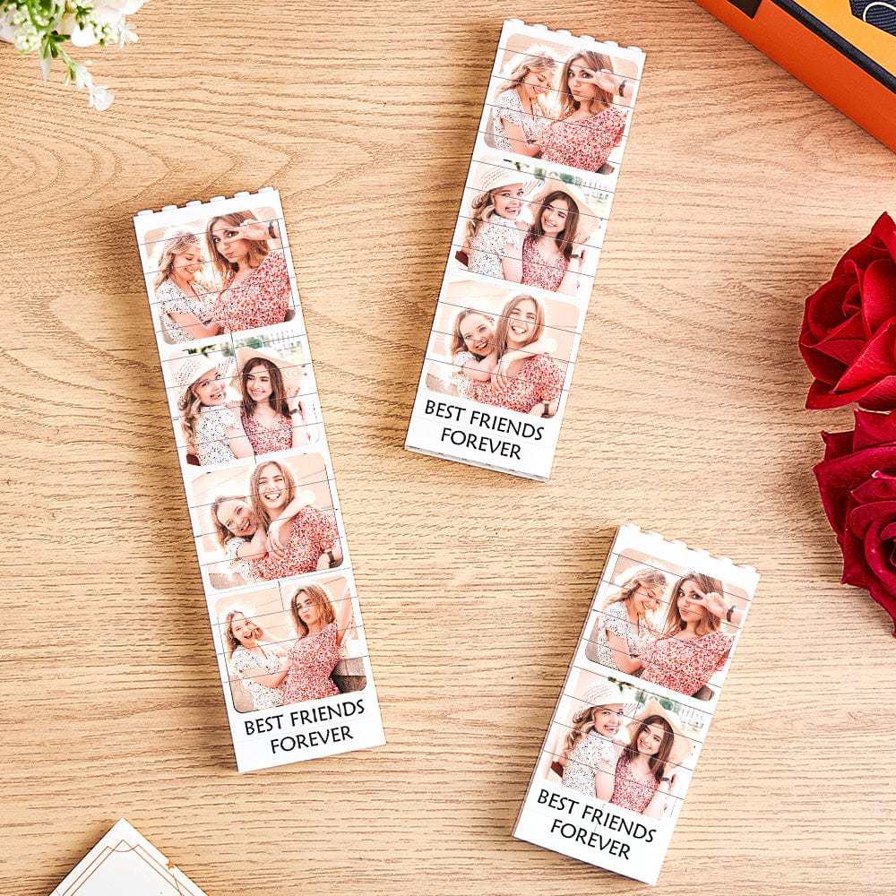 Bloque De Construcción Con Foto Personalizado, Rompecabezas De Ladrillos Con Imagen, Regalo Para Mejores Amigos - CustWitES