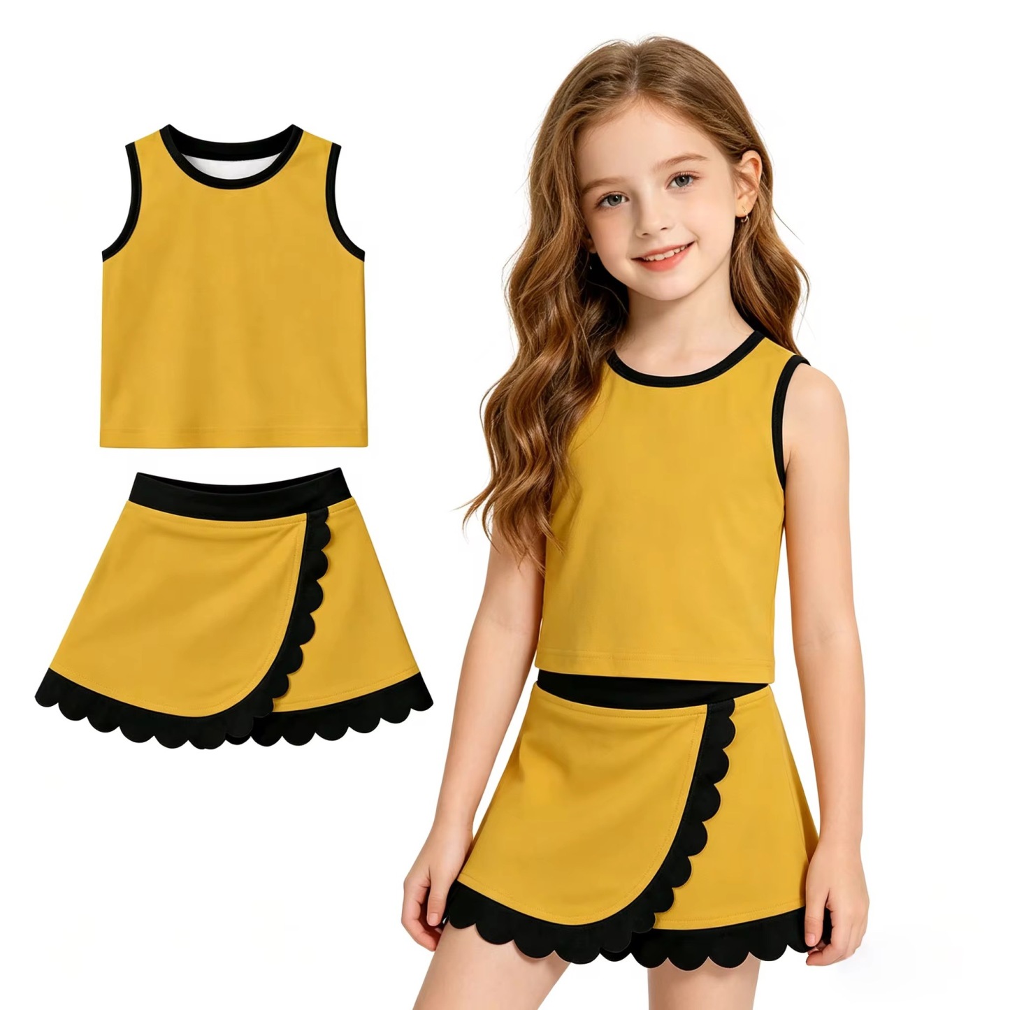Conjunto De Fiesta Con Diseño De Vieiras Para Adultos, Niños Pequeños Y Niños. Muchos Colores. - CustWitES
