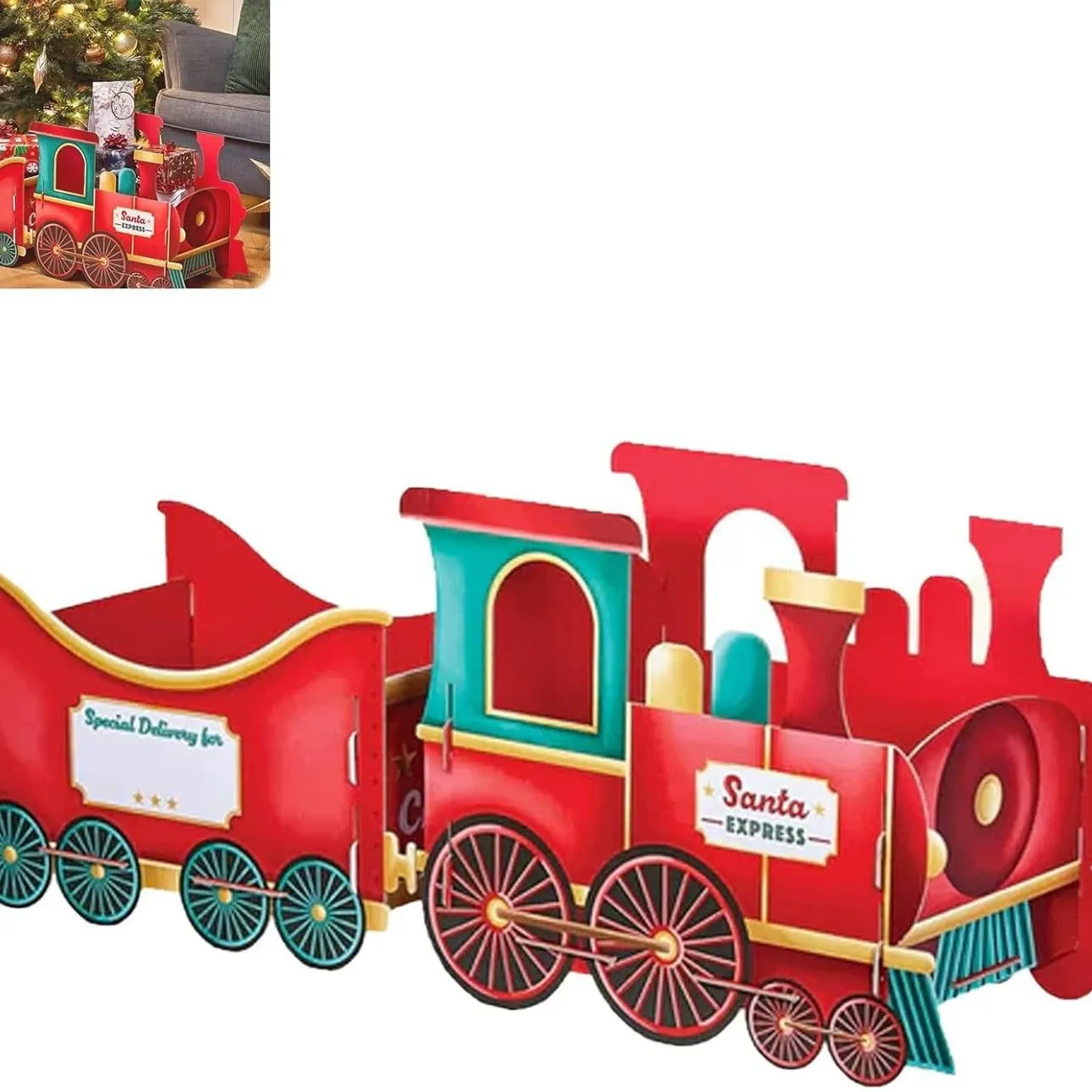 Santa's Kids Gift Train - Deliver Holiday Cheer in Style