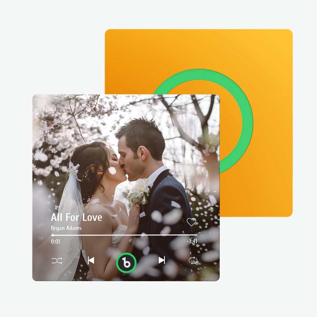 Imán De Nevera Con Música Personalizado, Actualización 4.0, Marco Colorido, Imán Para Nevera, Adhesivo Para Fotos De Pared Con Música, Movimiento Musical Reproducible, Regalo De Boda. - CustWitES