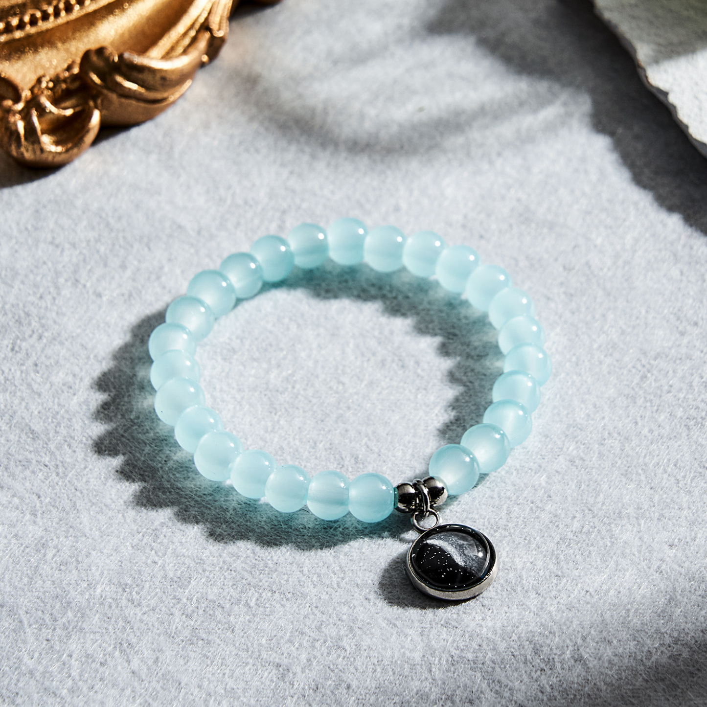 Pulsera De Cuentas De Fase Lunar Personalizada, Pulsera Luminosa, Regalo Para Ella - CustWitES