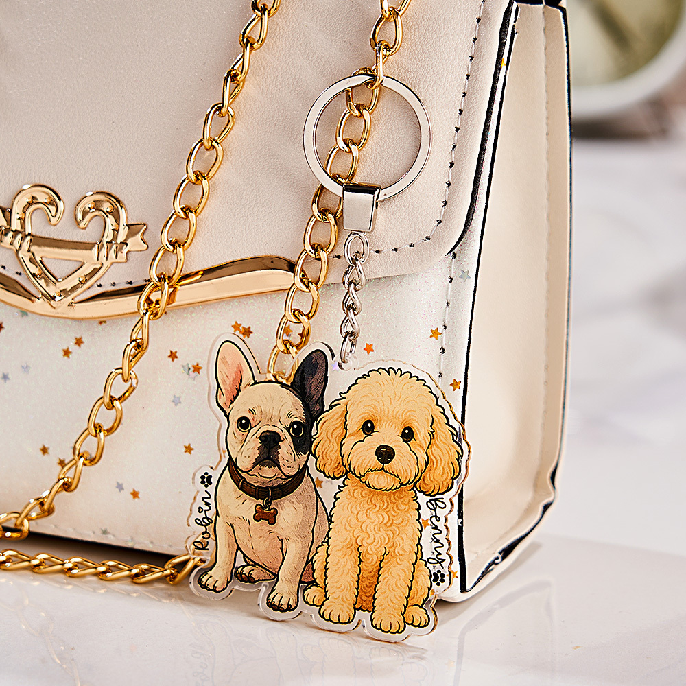 Regalos Personalizados Para Amantes De Las Mascotas, Llavero Personalizado Con Foto De Mascota, Llavero Personalizado Con Foto Y Nombre De Perro