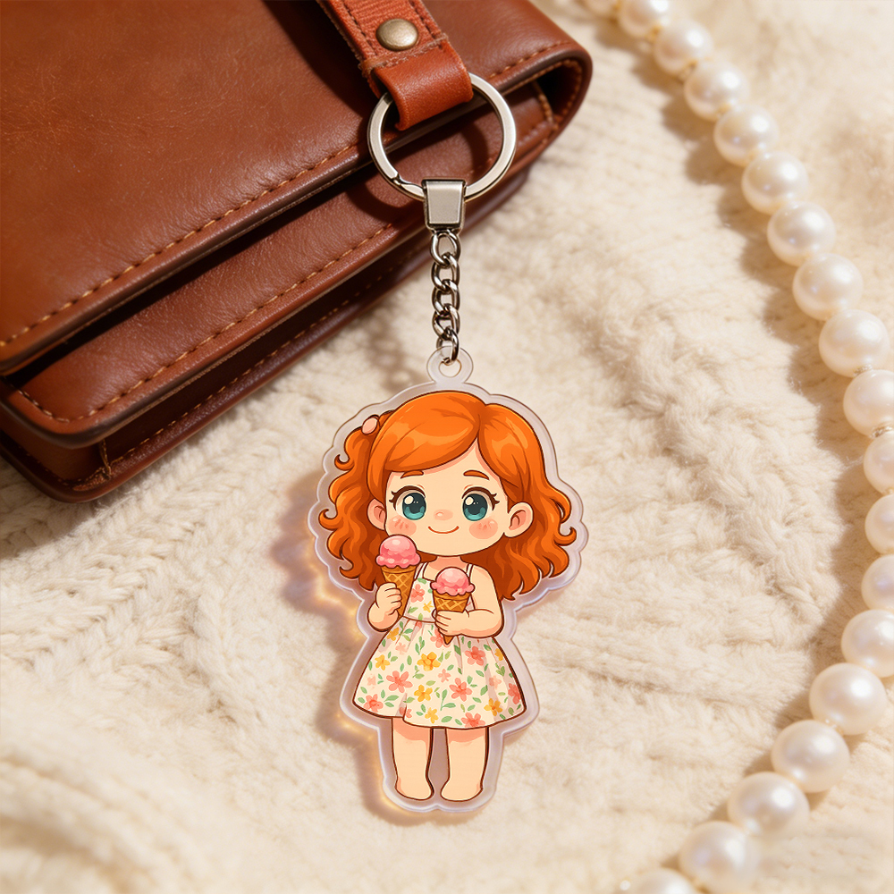 Custom Chibi Acrylic Keychains Made From Your Favorite Photo Perfect For Birthdays, Anniversaries or Christmas
