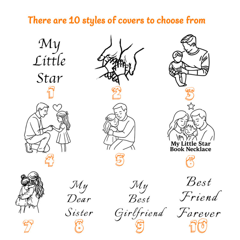 Collar Personalizado 'mi Pequeña Estrella' Con Un Medallón: Una Carta Para Mi Hija, Colgante Ajustable Con Mensaje En El Interior, Un Regalo De Joyería Con Significado.