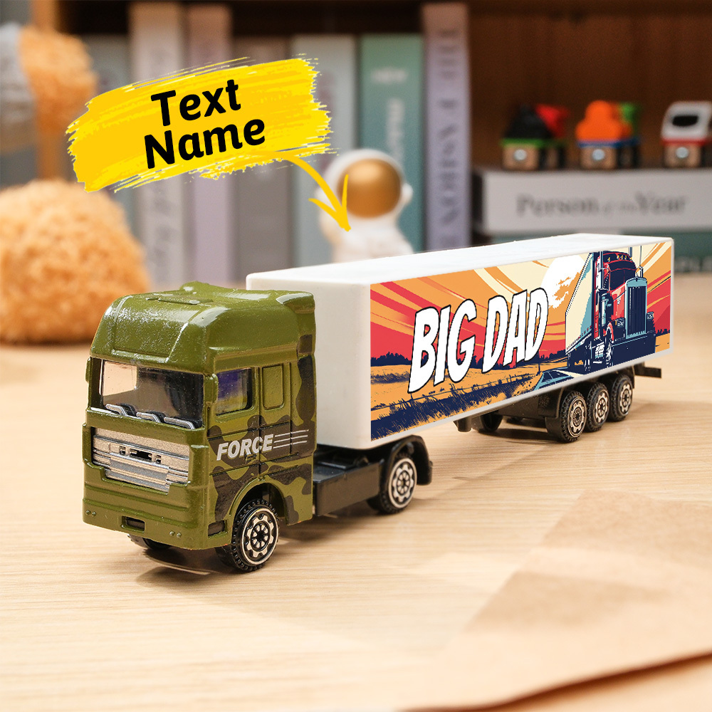 Personalized Toy Truck, Customized With Name On The Side of The Truck: Birthday, Christmas, Any Event for Him