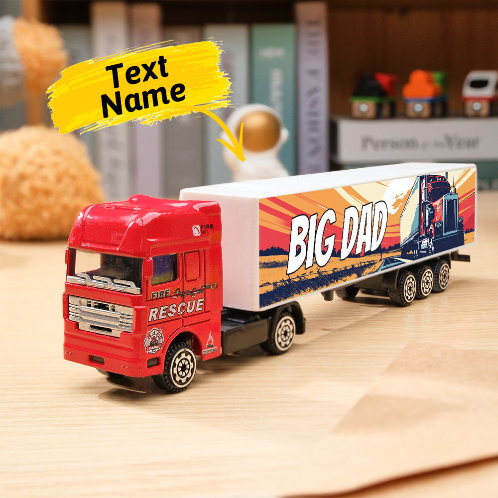 Personalized Toy Truck, Customized With Name On The Side of The Truck: Birthday, Christmas, Any Event for Him