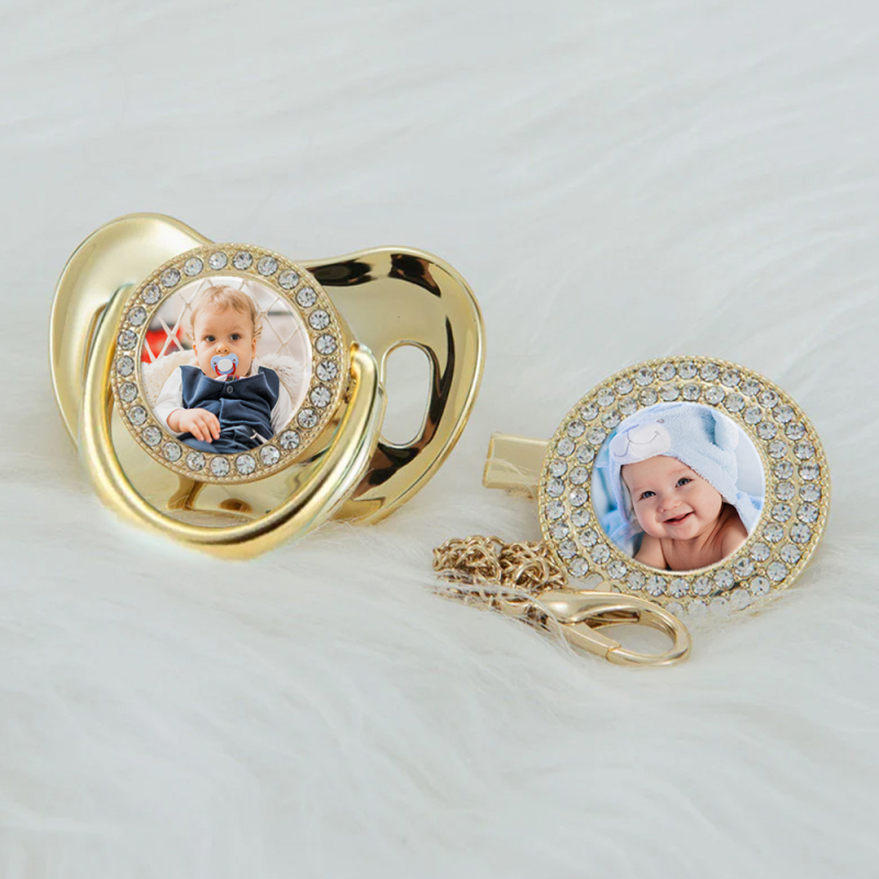 Personalized Name Exquisite Handmade Pacifier Gift for Your Little One