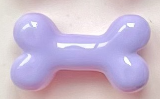 Mini Bone Purple 1.5*0.8cm