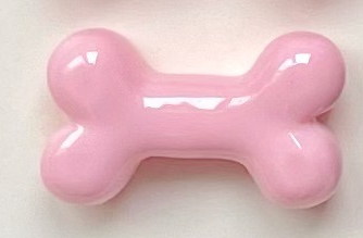 Mini Bone Pink 1.5*0.8cm