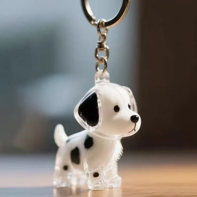 Dog Hair Collector Keychain Bag Charm Memorial Storage Box Sentimental Perfect for Storing Pet Hair Gift for Dog Lovers - CustWit