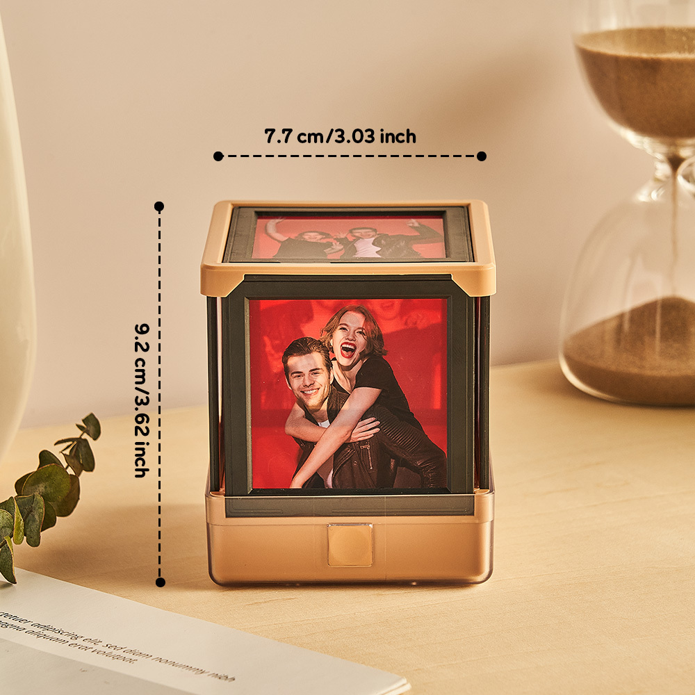 Lámpara De Noche Con Fotos Personalizadas Para Crear Un Ambiente De Noche Para Familias, Parejas, Novias Y Regalos Especiales. - CustWitES