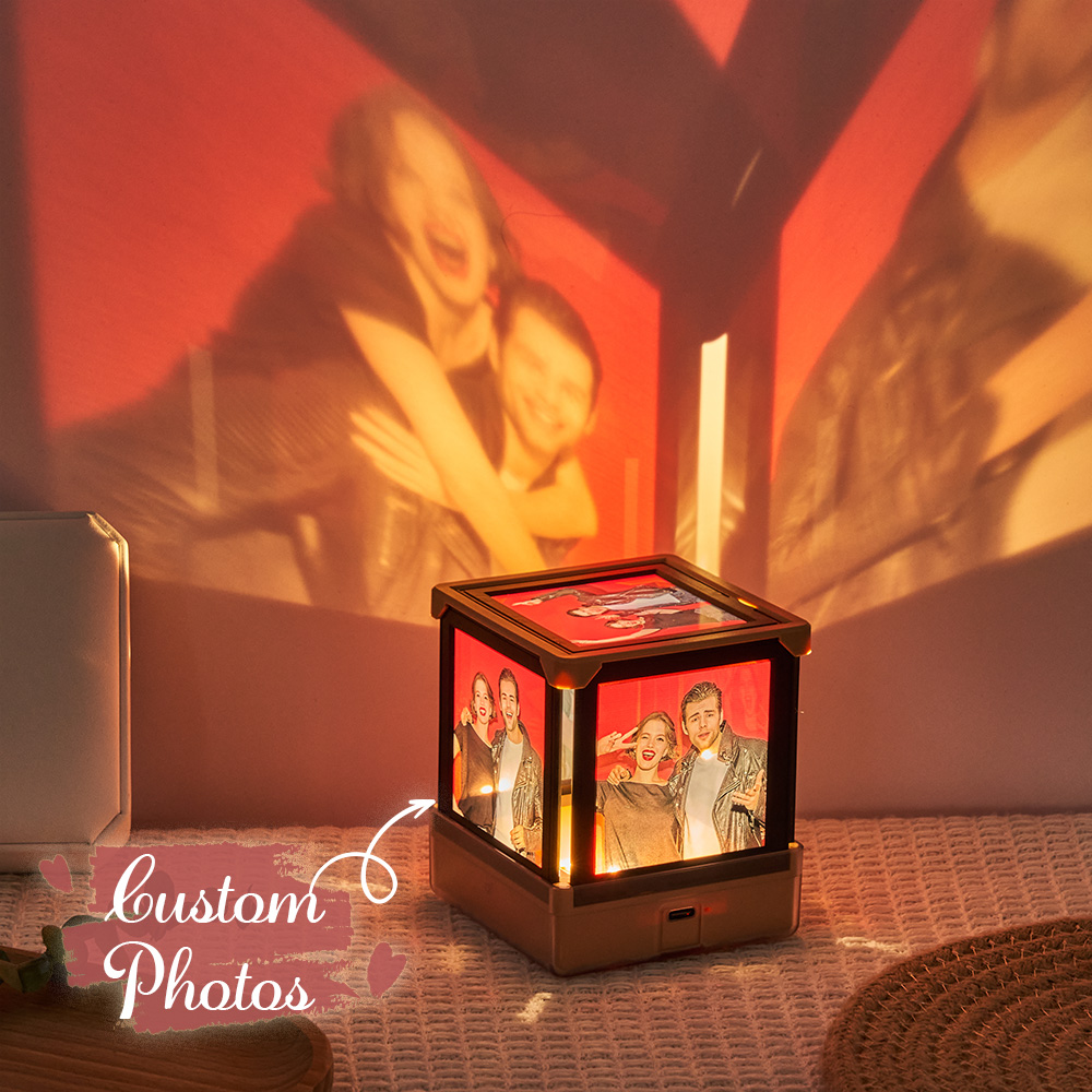 Lámpara De Noche Con Fotos Personalizadas Para Crear Un Ambiente De Noche Para Familias, Parejas, Novias Y Regalos Especiales.