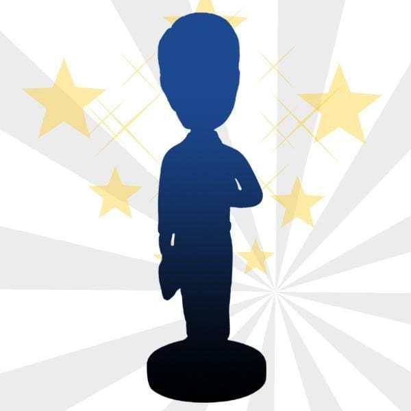 Figura Cabezona Personalizada Totalmente Personalizable Para Una Persona Con Texto Grabado, Regalo De Cumpleaños - CustWitES