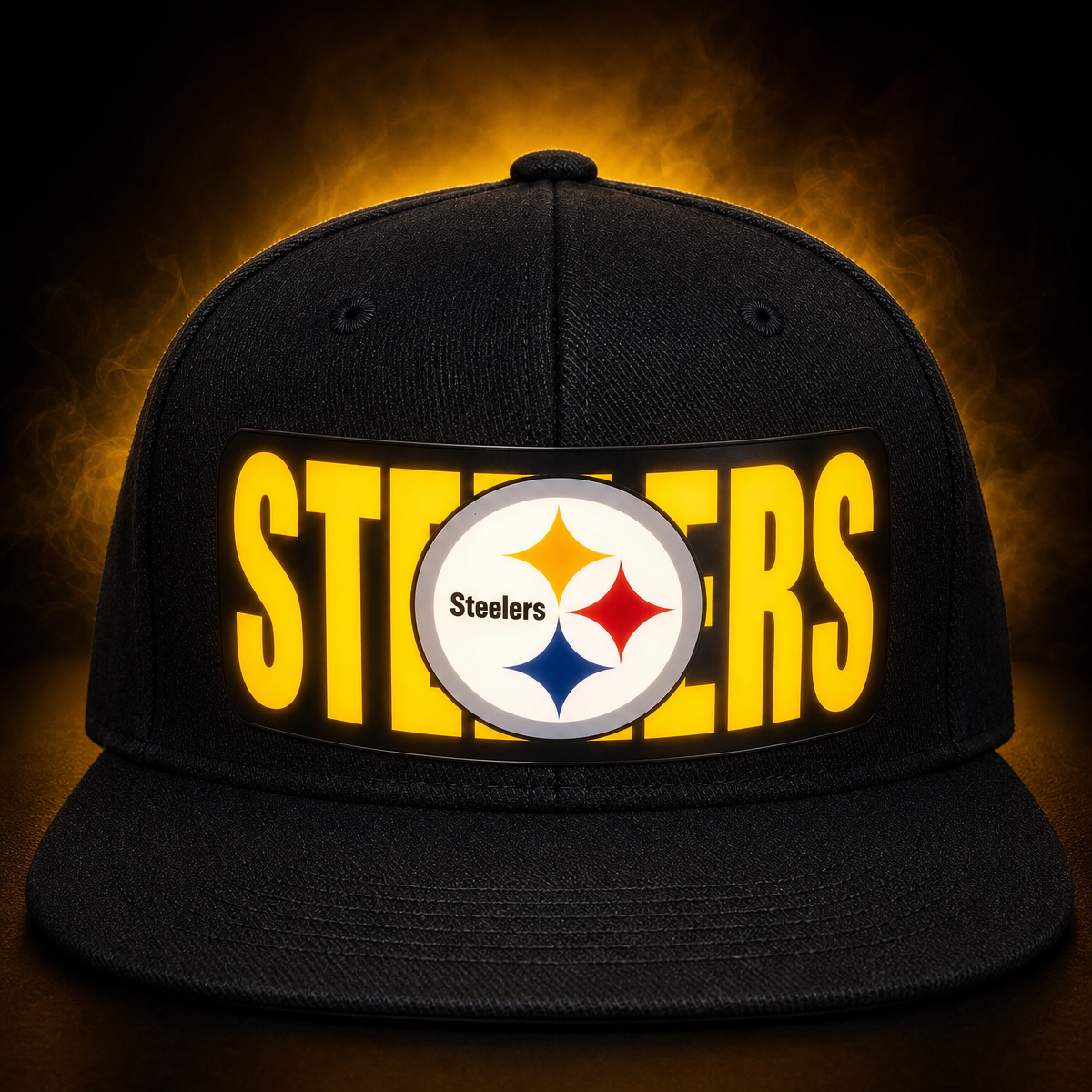 Football Fan LED Light-Up Snapback Cap