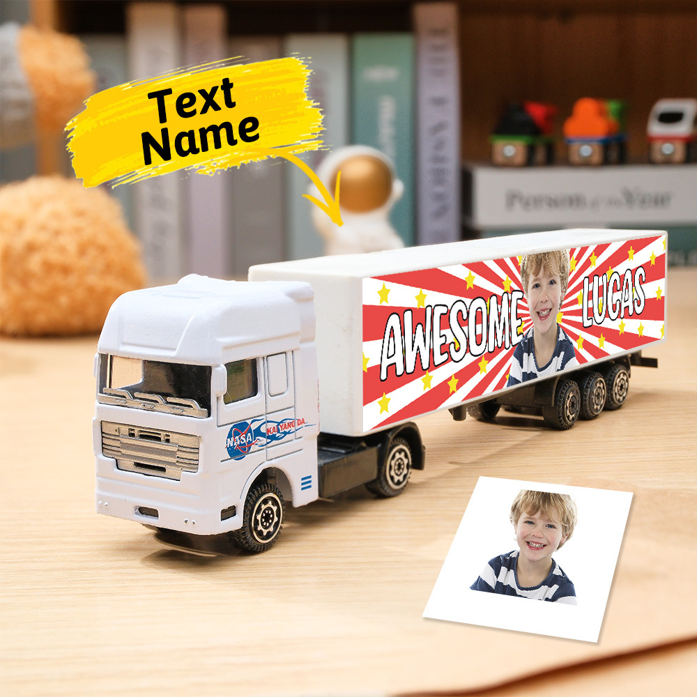 Personalized Toy Truck, Customized With Name On The Side of The Truck: Birthday, Christmas, Any Event for Him