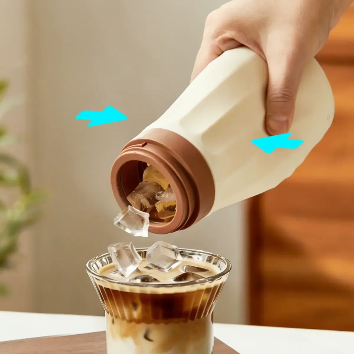 Taza de bebida plegable con bola de hielo - CustWitES