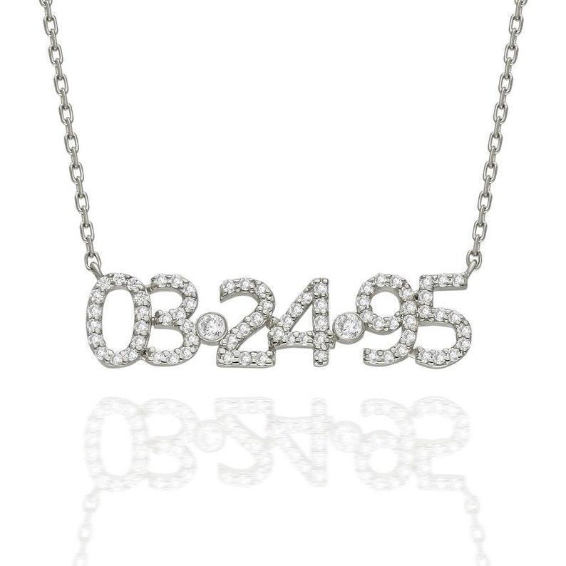 Pulsera Personalizada Con Fecha Y Piedra De Nacimiento Regalo Personalizado De Aniversario O Cumpleaños Para Ella