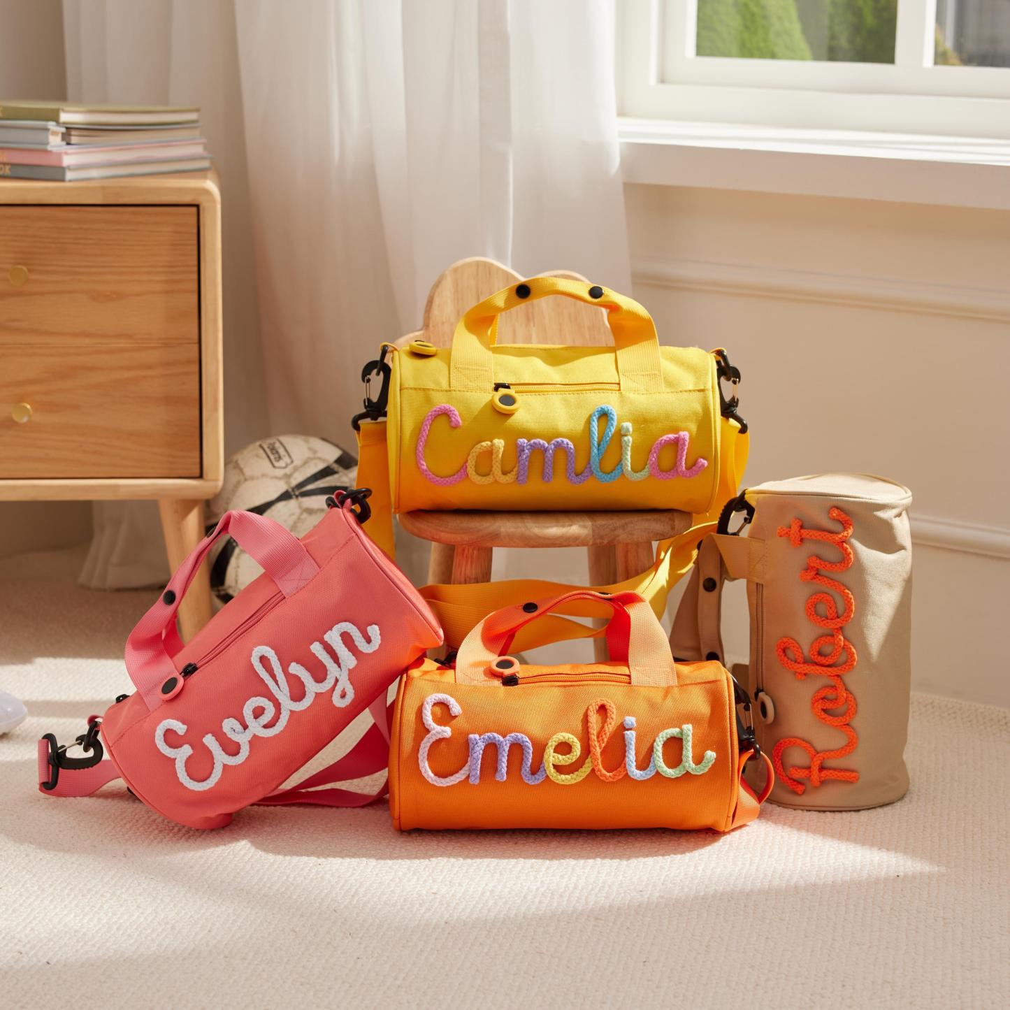 Personalized Kids Duffel Bag, Sports&Dance Bag, Custom Gym Bag, Daily Activity Bag,Hospital Bag,Vacation Travel Luggage, Back To School Gift