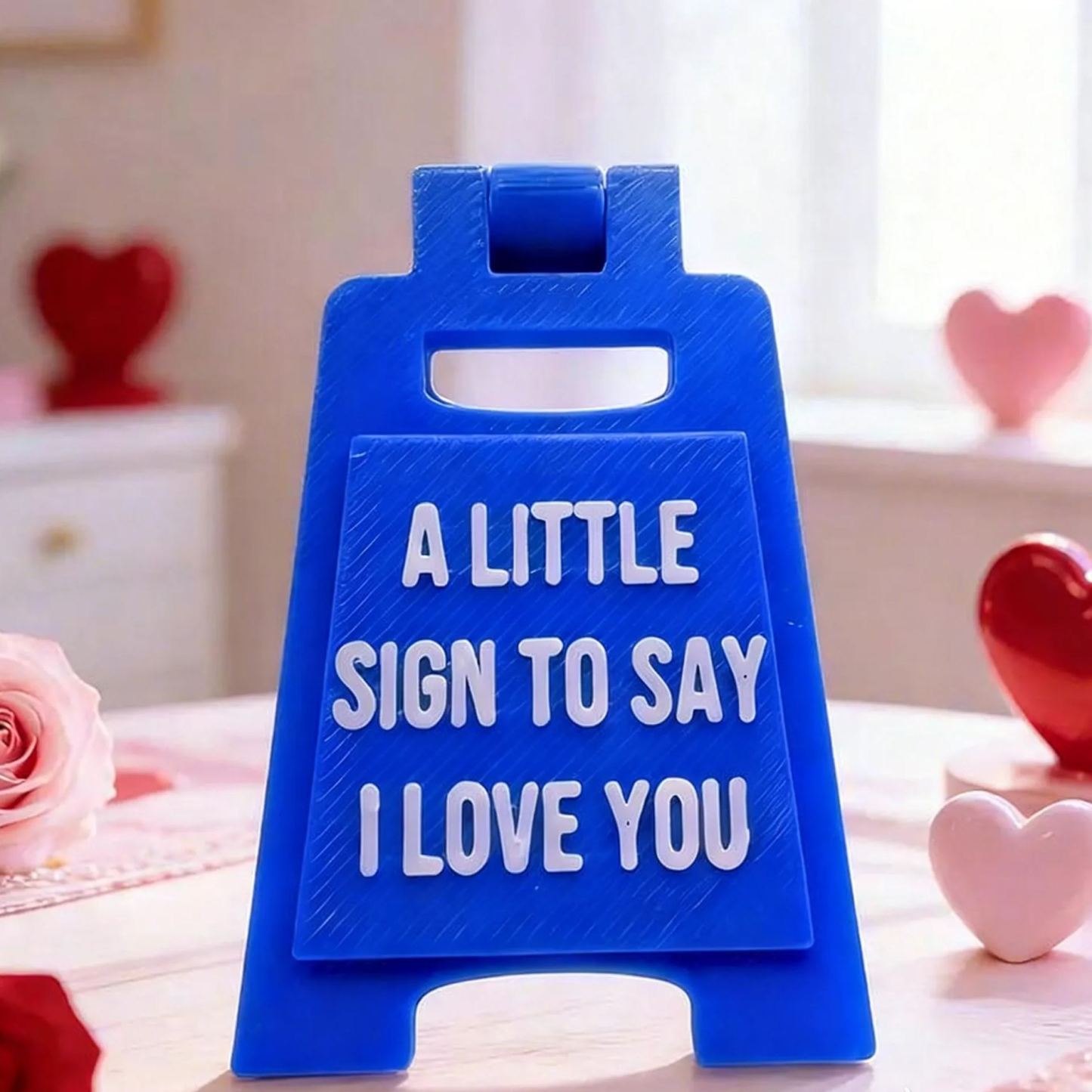 Letrero Personalizado Para Novia, Pequeño 'te Amo', Con Marco En Forma De A, Impreso En 3d, Ideal Como Regalo De San Valentín. - CustWitES