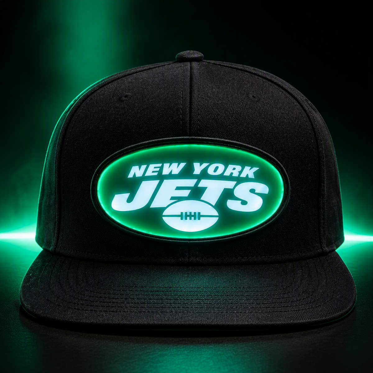 Football Fan LED Light-Up Snapback Cap