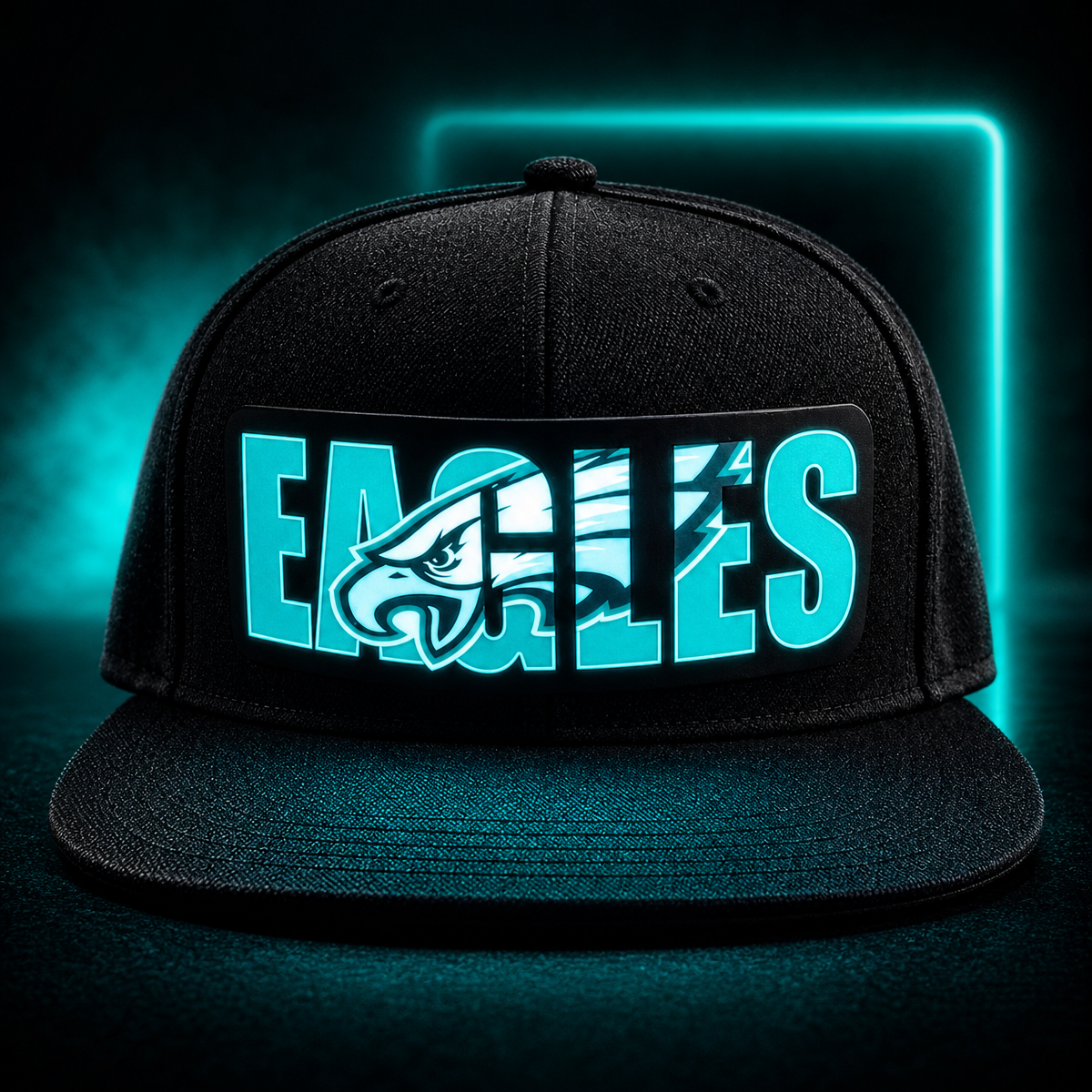 Football Fan LED Light-Up Snapback Cap