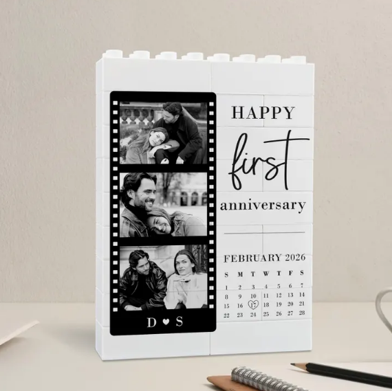 Bloque De Fotos Personalizado, Regalo De San Valentín Para Él, Bloque De Fotos Personalizado Para Pareja, Regalo De Aniversario, Regalo Para Novio, Regalo De Rompecabezas.