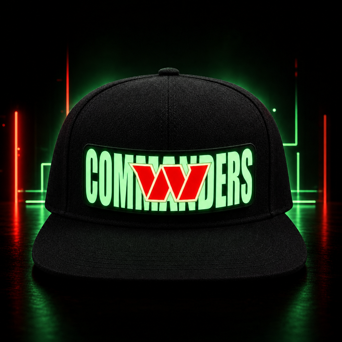 Football Fan LED Light-Up Snapback Cap
