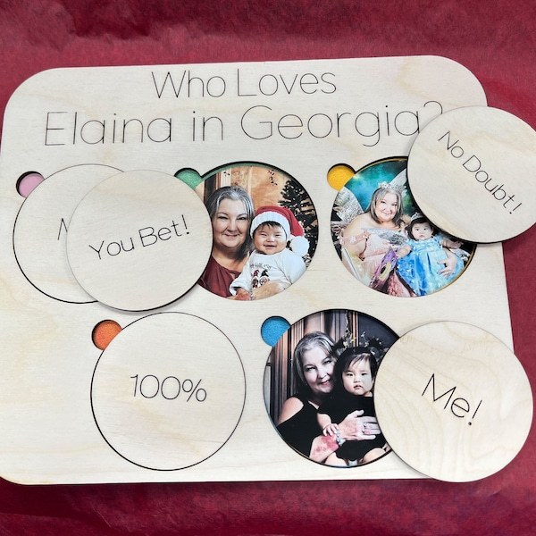 Personalized Photo Puzzle for Baby