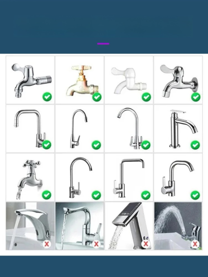 Six-layer household faucet filter, 🚰Removes an additional 99% of bacteria and effectively removes chlorine and heavy metals, meeting public water safety standards.