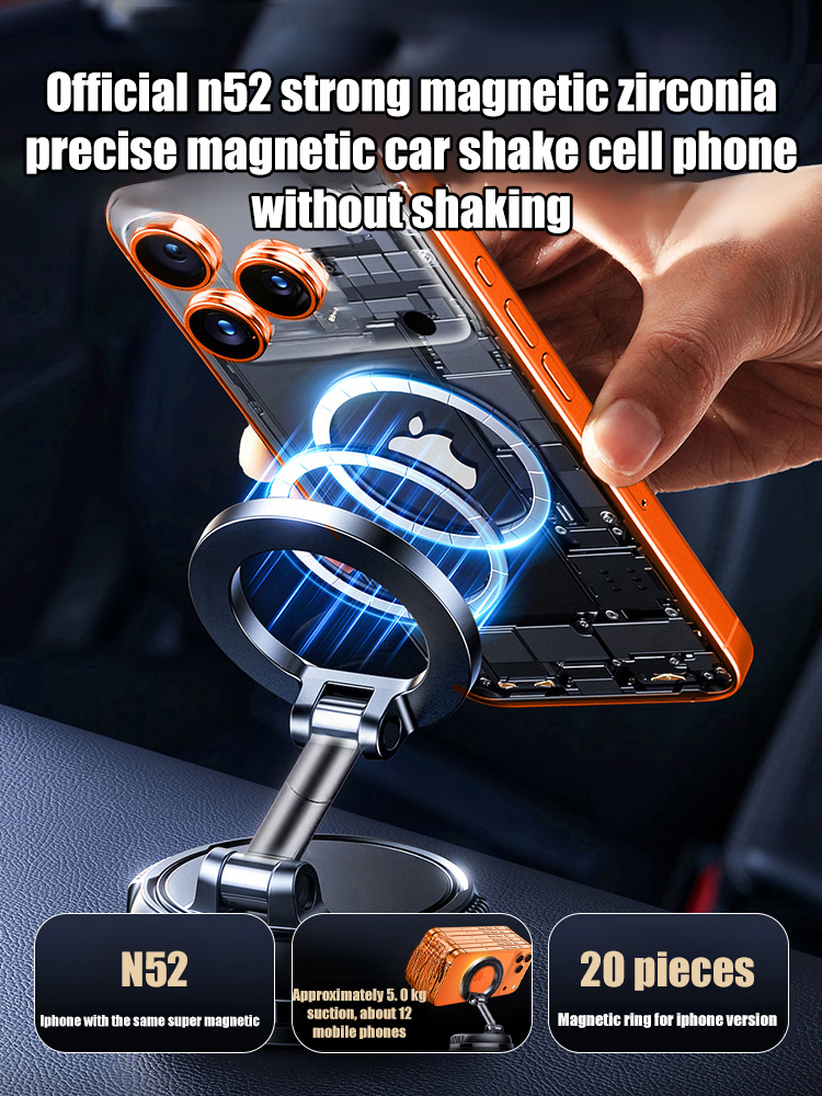 😍New strong magnetic car phone holder. Folds in one second, saving space ✅ Sturdy and leaves no marks; experienced drivers are already using it.