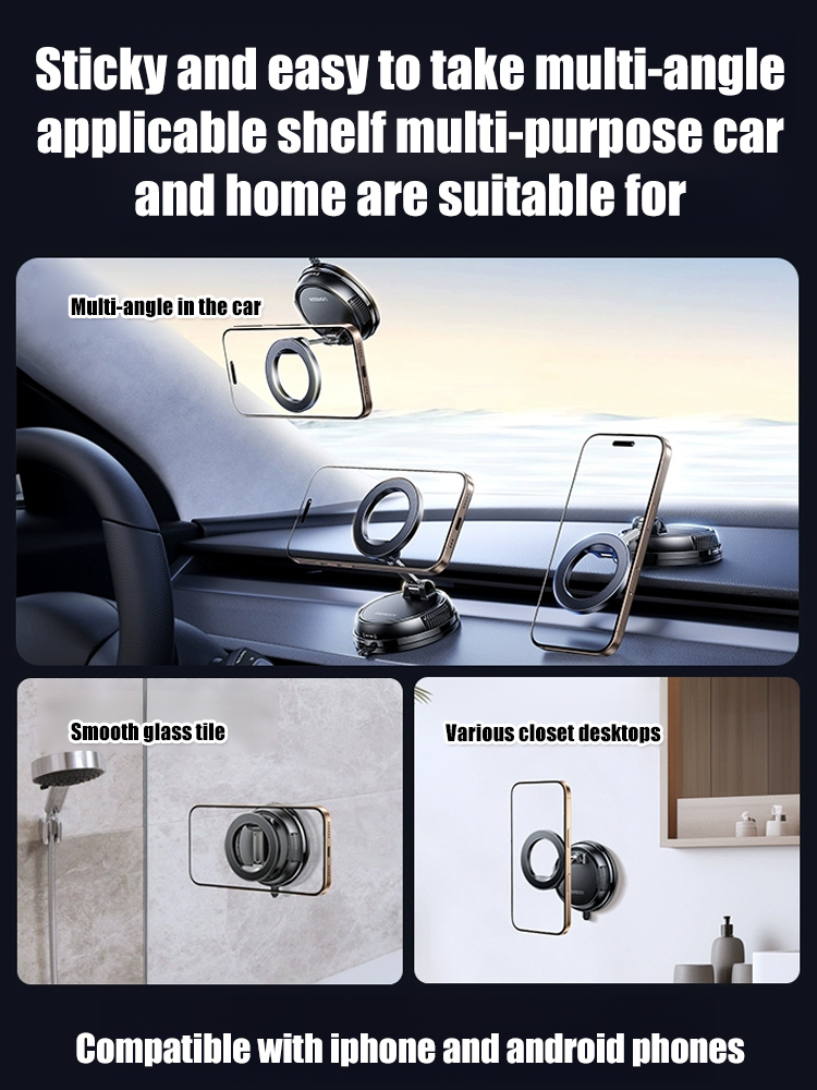 😍New strong magnetic car phone holder. Folds in one second, saving space ✅ Sturdy and leaves no marks; experienced drivers are already using it.