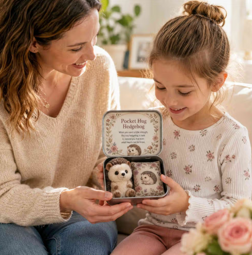 Mini Caixa De Presente De Animal De Pelúcia Personalizada Com Nome, Lata De Lembrança Confortável Com Bicho De Pelúcia Fofo, Presente Sincero Para Família E Amigos