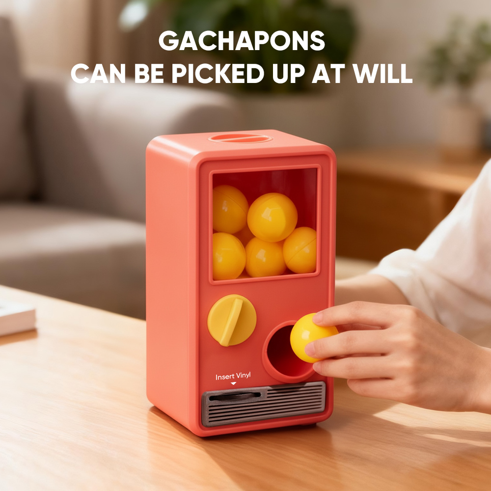 (Pre-Sale, Ships on 25/10) Personalized Music and Photo Music Gachapon Machine Custom Song Mini Record Box Retro Gifts for Her