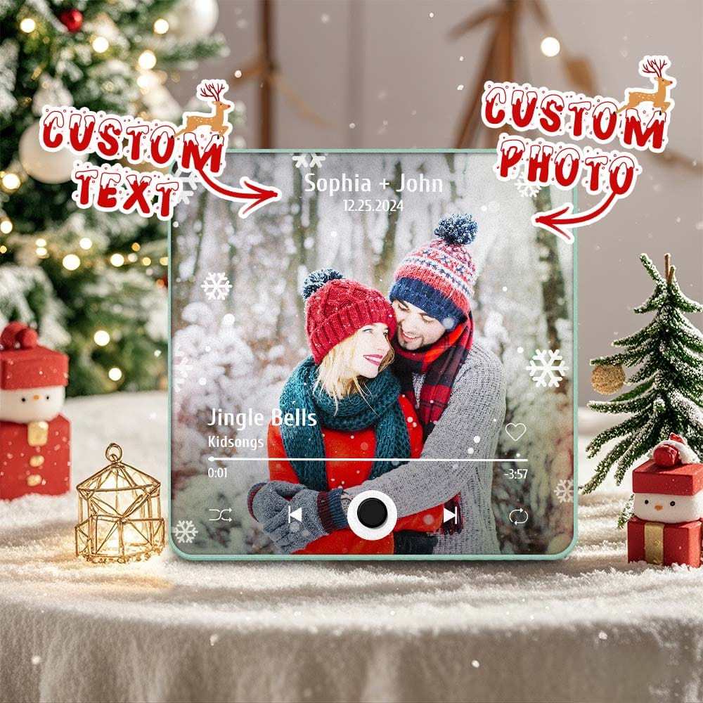 Customized Music Fridge Magnet Personalized Fridge Magnet With Photo for Creative Christmas Gift