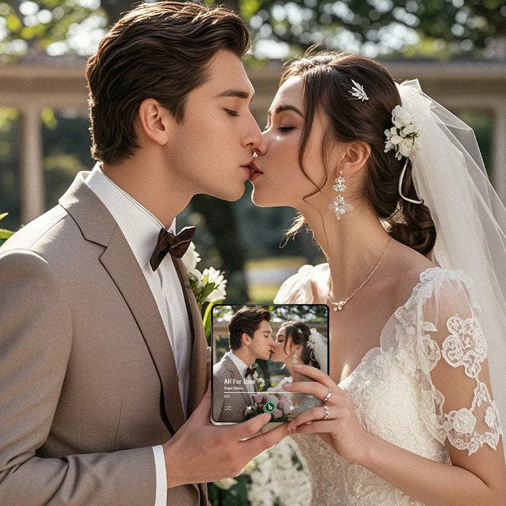 Ímã De Geladeira Musical Personalizado, Novo, Atualização 4.0, Moldura Colorida, Álbum, Ímã De Geladeira, Adesivo De Parede Com Foto, Movimento Musical Que Pode Ser Tocado, Presente De Casamento - CustWitPT