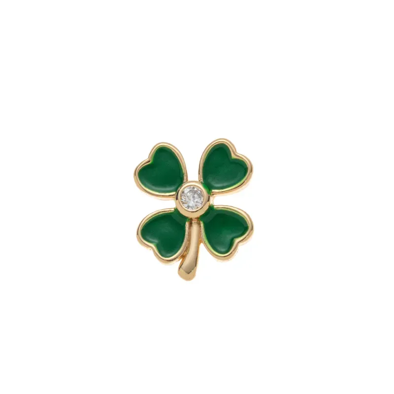 DIY Box Necklace Accessory - Four Leaf Clover