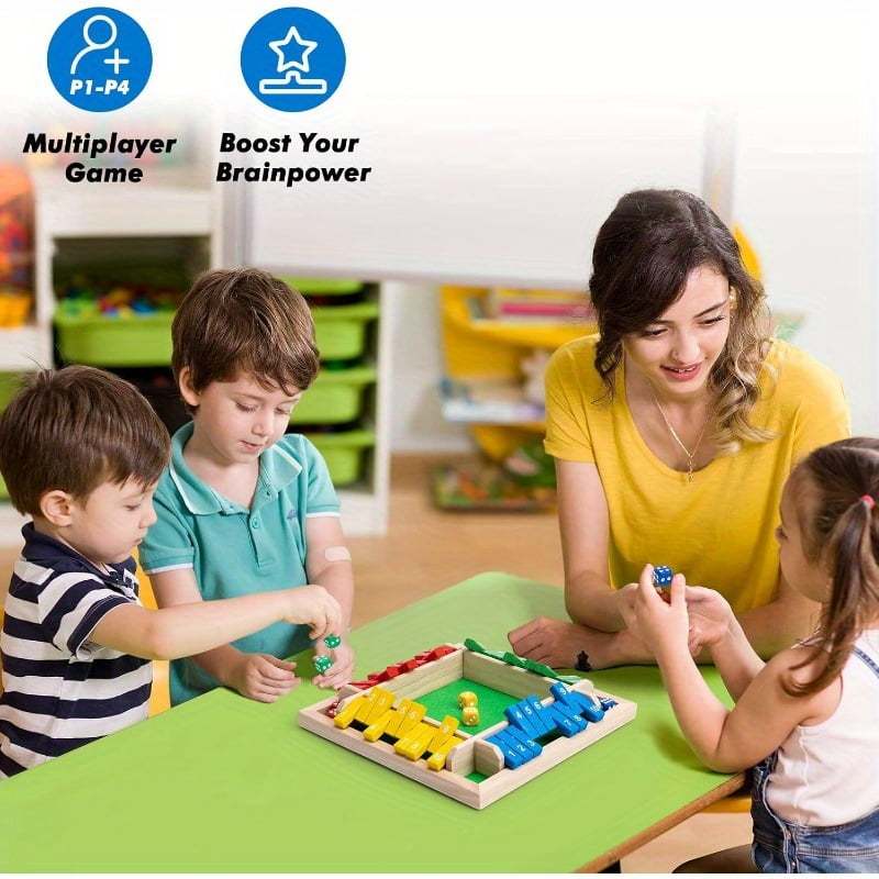 Jogo De Tabuleiro Com Dados Aritméticos, 10 Números, Tabuleiro Tradicional De Madeira Para Bar Ou Pub, Jogo De Tabuleiro Para Festas Em Família, Presente Ideal Para Festas E Encontros.