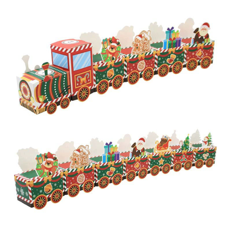 Christmas Countdown Train Advent Calendar – 24 Days Surprise Gift Boxes for Kids & Holiday Decoration