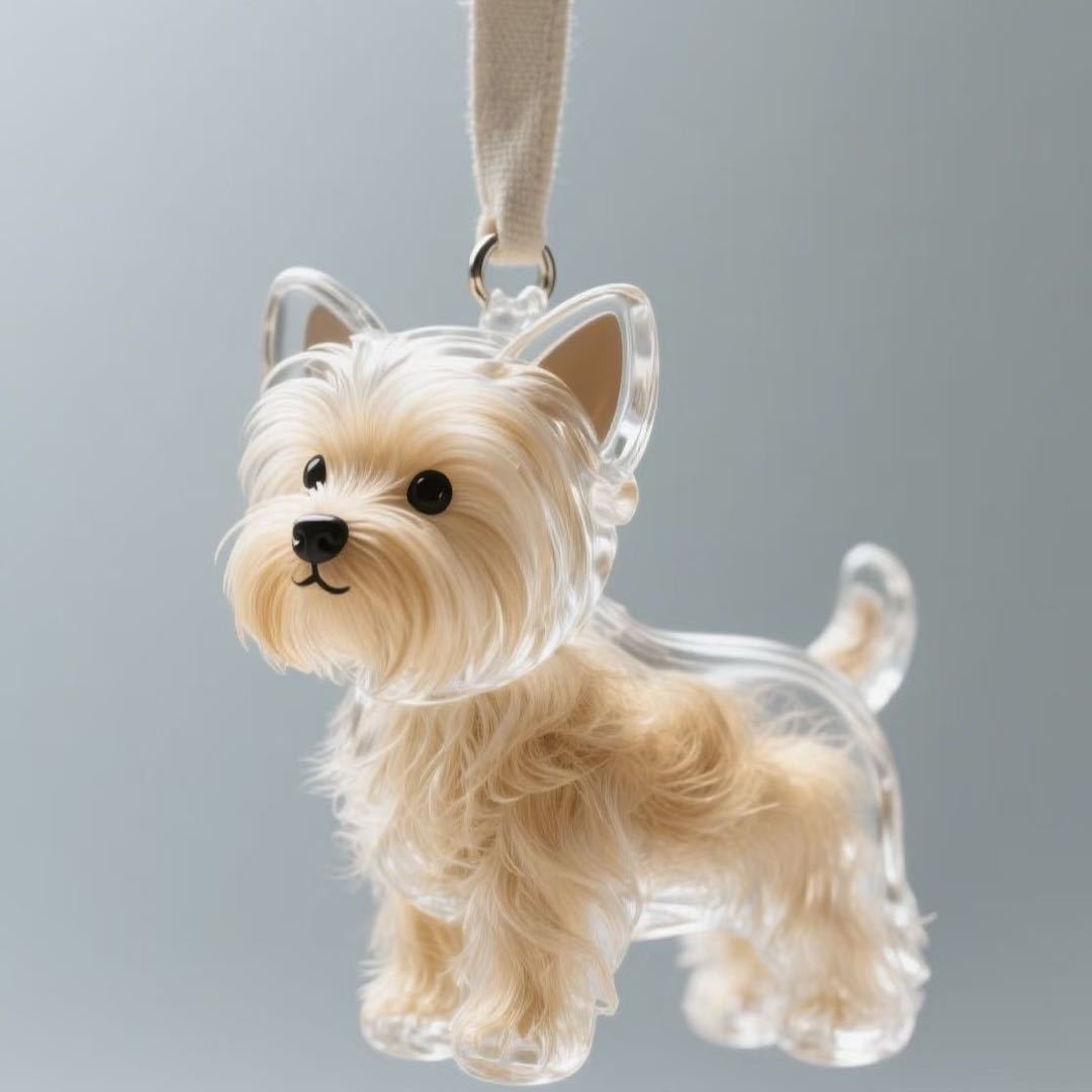 Dog Hair Collector Keychain Bag Charm Memorial Storage Box Sentimental Perfect for Storing Pet Hair Gift for Dog Lovers - CustWit