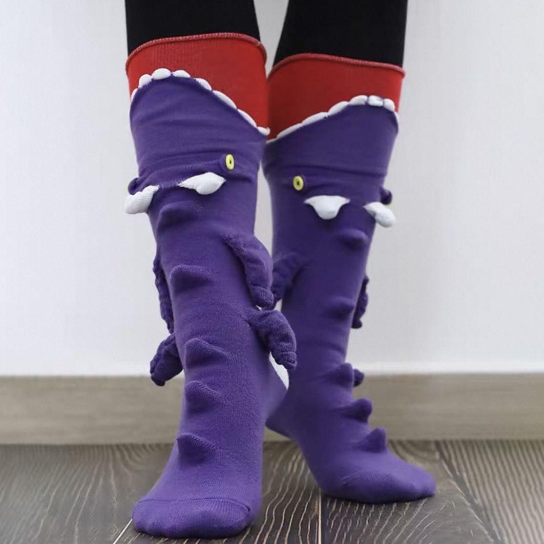 Funny Animal Knitted Socks Cute Husky & Animal Design Cozy Winter Socks Perfect Gift for Family for Friends