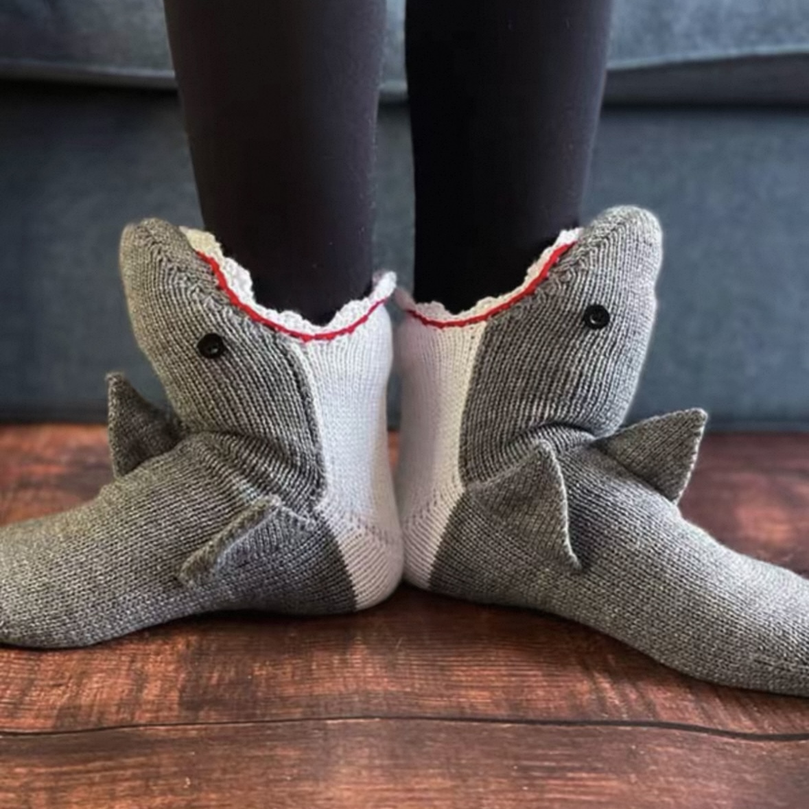 Funny Animal Knitted Socks Cute Husky & Animal Design Cozy Winter Socks Perfect Gift for Family for Friends