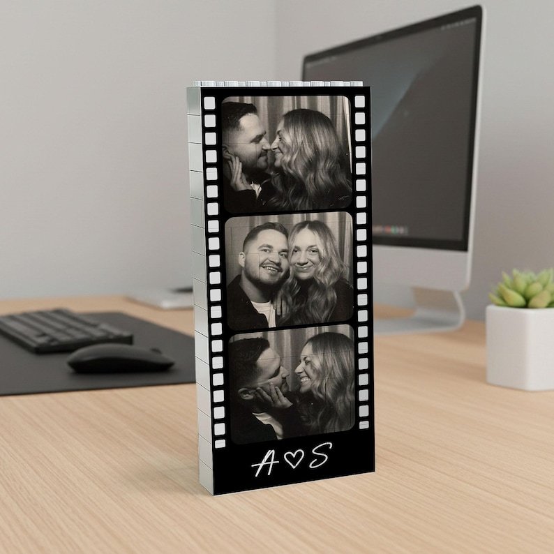 Personalized Photos Building Blocks for Boyfriends Girlfriends Couples Gift For Valentine's Day Anniversary