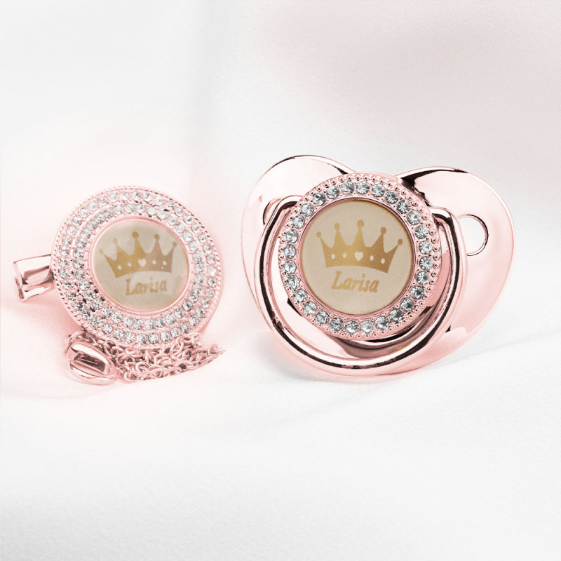 Personalized Name Exquisite Handmade Pacifier Gift for Your Little One