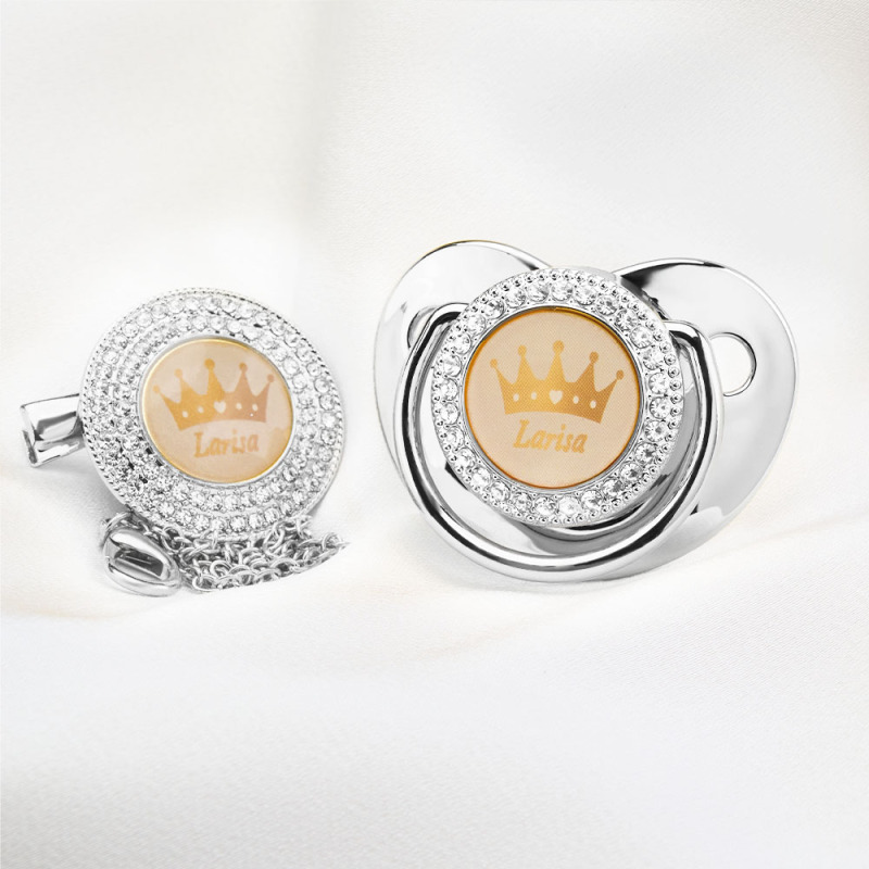 Personalized Name Exquisite Handmade Pacifier Gift for Your Little One